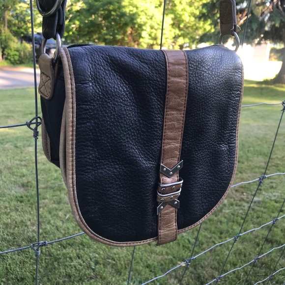 The Sak Black Leather Crossbody Purse - Picture 5 of 14
